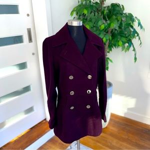 Calvin Klein Jackets & Coats Calvin Klein Coat Outwear Jacket- Burgundy -Medium